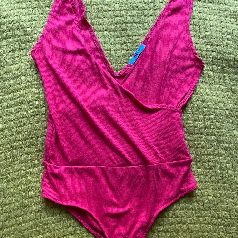 Zara Red Bodysuit